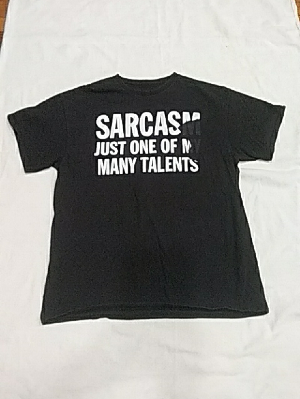 Black Short-Sleeve Graphic Tee - 'Sarcasm Just One Of My Many Talents'